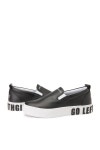                                     Casual lettering slip-on(black)_SUPERCOMMA B                         Casual lettering slip-on... 