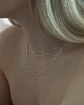 [라피씬]Silk Necklace [W CONCEPT]