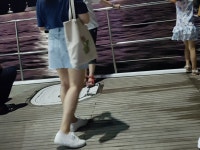 로렌하이 155에 53kg인 짧고 통통한 몸이에요! 사이즈는 딱 정사이즈인거 같구요 길이도 제 키에상품후기 - 로렌하이