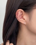 르볼 14k 2.5mm Pearl Piercing #P0012