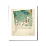 프리미엄 리빙플랫폼 르위켄 자리스튜디오 핀 율 Finn Juhl - Own house, Kratvænget 15, Ordrup (액자포함) [3% 적립]