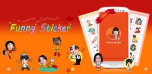 Funny Sticker-퍼니스티커 - Latest version 1.0.0 for Android App Entertainment