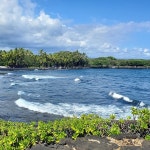 Google 지도 푸나루우 블랙 샌드 비치 · Ninole Loop Rd, Pahala, HI 96777 미국
