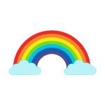 무지개 일러스트 PNG, AI 무료 다운로드 (2023년) - 리틀딥 무지개 일러스트 PNG, AI 무료 다운로드