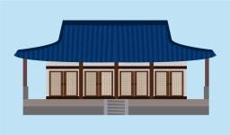 기와집 집 일러스트 PNG, AI 무료 다운로드 (2023년) - 리틀딥