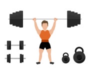 헬스 일러스트 PNG, AI 무료 다운로드 (2023년) - 리틀딥