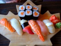 Sushi in Jasper | At Denjiro in Jasper. How very Canadian (t… | Flickr Sushi in Jasper