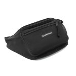 [명품]발렌시아가 22FW 482389 2JMF7 1000 블랙 로고 나일론 벨트백 4..- 이랜드몰