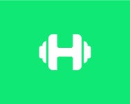 Logopond - Logo, Brand & Identity Inspiration (H Fitness Logo For sale) H Fitness Logo For sale