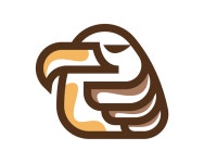 Logopond - Logo, Brand & Identity Inspiration (little eagle mascot ready-made logo for sale) little eagle mascot ready-made logo... 