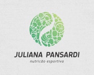 Logopond - Logo, Brand & Identity Inspiration (Juliana Pansardi Nutricionista Esportiva) Juliana Pansardi Nutricionista Esportiva