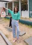 로로텐 느네 와이드 밴드청바지