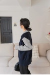 마니로 셔츠배색 니트 PLUS핏 빅사이즈여성쇼핑몰 로로텐