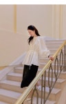 리앤 허리끈 셔링블라우스 로로텐 빅사이즈 여성의류 쇼핑몰