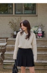 라델라 브이 골지니트 로로텐 빅사이즈 여성의류 쇼핑몰