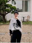 디그릿 레이어드 티 PLUS핏 빅사이즈여성쇼핑몰 로로텐