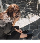 로아린 셔링 플레어 원피스