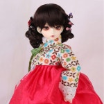 KDF 퓨전 한복 세트 플라워 - (주) 루츠돌 (주)루츠돌