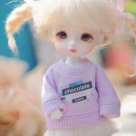 [PETIT16] P16)컬러캐주얼[바이올렛]오버맨투맨 - (주) 루츠돌 (주)루츠돌