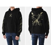 오프화이트 OMBB085 애로우 프린팅 후드티셔츠(블랙) OMBB085S23FLE002 1017_OFF-WHITE 오프화이트 OMBB085 애로우 프린팅... 