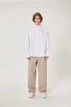 MARKM-OVERFIT SMILE LOGO OXFORD SHIRT WHITE│삼성물산 온라인몰 SSF Shop OVERFIT SMILE LOGO OXFORD SHIRT WHITE