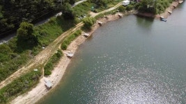 오류내낚시터 유료낚시터 > *배수된 포인트별 수심체크 : 낚시사랑