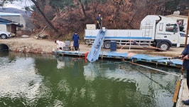 밤밭낚시터 유료낚시터 > 밤밭 12/9 송어낚시 조과 입니다. : 낚시사랑