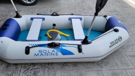 중고낚시용품 > 솔라마린 고무보트 : 낚시사랑