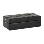 Mele & Co. Giana Plush Fabric Jewelry Box with Lift Out Tray in Black from Mele & Co. | IBT Shop Mele & Co. Mele & Co. Giana... 