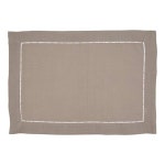 Must Have SARO LIFESTYLE Grey Placemat with Hemstitched Border 14x20 Oblong, 12 Ct, 14 x 20 from SARO LIFESTYLE | IBT Shop... 