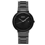 Peer Favorite Seiko Mens Stainless Steel Japanese Quartz Dress Watch with Rubber Strap, Black, 10 (Model: SSC810) | IBT Shop... 