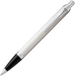 PARKER 파카 볼펜 IM 화이트 CT 중자 유성 교리필심 & 메시지 카드 포함 세트 정규 수입품 1975650 RS