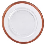 IBT Shop RCZ Décor CLASSIC RED RIMMED CHRISTMAS CHARGER PLATES | 12 PC - 13” from Amazon | International Business Times Shop 