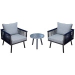 Get the Courtyard Casual Cabo Motion 4 Piece Sofa Fire Pit Set with 1 Sofa, 1 Fire Pit and 2 Swivel Gliders (Grey) from... 