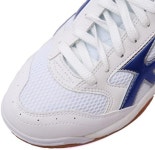 문스타 문스타 짐스타 S400 체육관화 경량 중학교 고등학교 남자 여자 운동화 슈즈 신발 어린이 실내화 체육관 (26.5cm, 화이트/네이비)