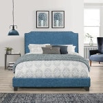 Amazon for SIDA Velvet Upholstered Platform Bed Deep Button Tufting Frame Bed with Wingback Headboard/ Mattress Foundation/ Wood... 