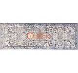 Shop Now For The White Marble Top 60x36 Inches Dining Table Carnelian Pauashell Inlay Stone Floral Art Hallway Decor... 
