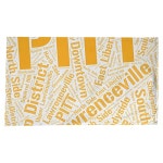 ArtVerse Rand Cites Pittsburgh, Pennsylvania Districts Word Art-Cyan Tablecloth | IBT Shop ArtVerse ArtVerse Rand Cites... 