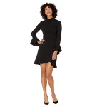 Tommy Hilfiger Mock Neck Long Sleeve Dress | 6pm Tommy Hilfiger Mock Neck Long Sleeve Dress