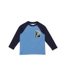 Lacoste Kids Long Sleeve Graphic Large L on Left Chest (Toddler/Little Kids/Big Kids) | Zappos.com Lacoste Kids Long Sleeve... 
