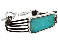 Robert Lee Morris Paddle Leather Toggle Bracelet | Zappos.com Robert Lee Morris Paddle Leather Toggle Bracelet