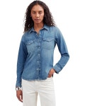 Womens Madewell Perfect Western Shirt in Lincroft Wash | Zappos.com Womens Madewell Perfect Western Shirt in Lincroft Wash