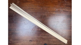 Watch wooden dowel rods on Amazon Live