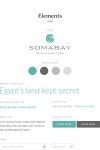 Soma Bay Website on Behance
