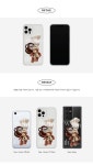 [메이드모먼]초코테디 레터링 디자인 [클리어 폰케이스] [W CONCEPT]