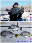 상주/미조 선상 조황입니다.