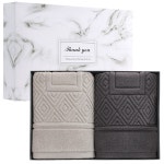 [어메니티타올] 디아망 코마사 타올 주방매트 2P 선물세트 | 두란노몰 [어메니티타올] 디아망 코마사 타올 주방매트 2P 선물세트