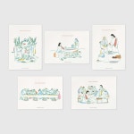 리소그라피 엽서 세트(5p) | 두란노몰 리소그라피 엽서 세트(5p)