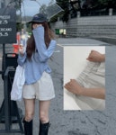 메이빈스 [무료배송] 카렝 밴딩 숏 팬츠