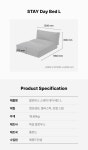 [블로무스][블로무스] 스테이 데이 베드 L 3colors [W CONCEPT]